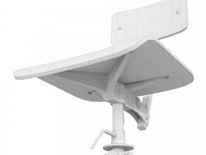 rustic drafting chair 3Dモデル