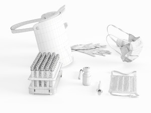 covid-19 medical collection 3D 模型