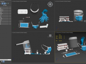 covid-19 medical collection 3D 模型