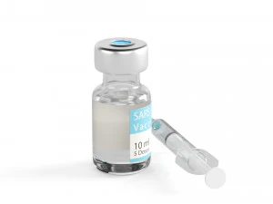 vaccine with syringe 3D Model
