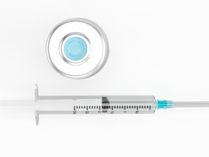 vaccine with syringe Model 3D