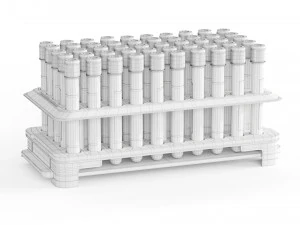 test tubes with blood 3D Model
