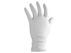 surgical latex gloves 3D मॉडल