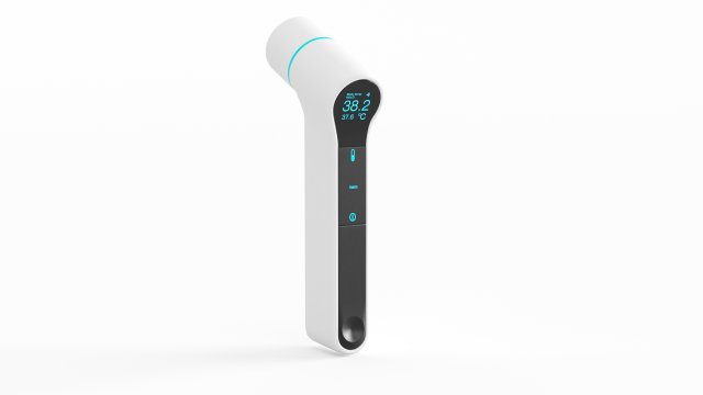 infrared medical thermometer Modelo 3D .c4d .max .obj .3ds .fbx .stl .blend