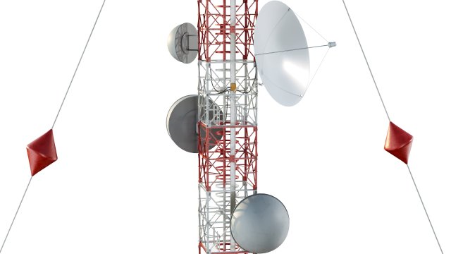 ANTENA DE RADIO DE COMUNICACAO | 3D model