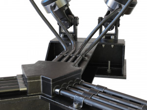 hexapod platform 3D 모델