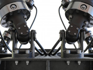 hexapod platform 3D 모델
