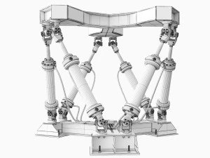hexapod platform 3D Model