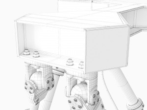 hexapod platform 3D 모델