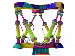 hexapod platform 3D 모델