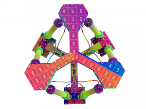 hexapod platform 3D 모델