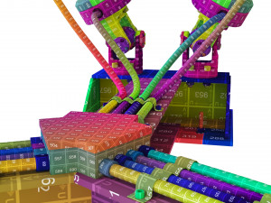 hexapod platform 3D 모델