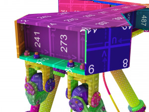 hexapod platform 3D 모델