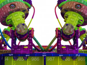 hexapod platform 3D 모델