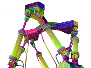 hexapod platform 3D 모델