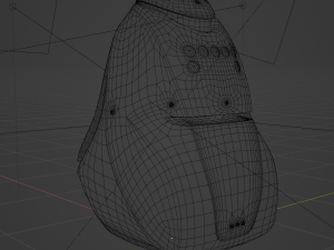 3D NYPD K5 Robot Cop Vandalized - clean texture included 3D 模型