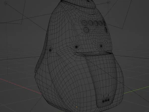 3D NYPD K5 Robot Cop Vandalized - clean texture included 3D Model