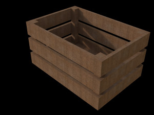 wood box 3D 모델