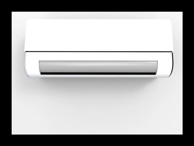 ac air conditioning out lock model of ac in shape and frame 3D Model .c4d .max .obj .3ds .fbx .stl .blend 