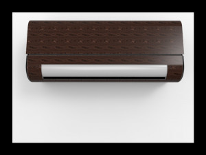 ac air conditioning out lock model of ac in shape and frame 3D Модель