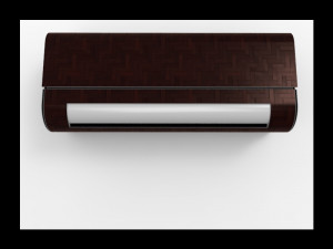 ac air conditioning out lock model of ac in shape and frame 3D Модель