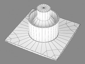 01003x levigo lightstar 1pl spotlight recessed 3D Model
