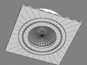 011007 banale weng lightstar recessed spotlight Modello 3D