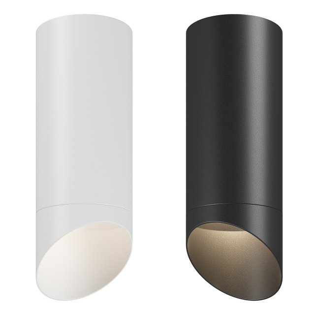 20148x rullo lightstar ceiling lamp with nozzle 3Dモデル .c4d .max .obj .3ds .fbx .stl .blend