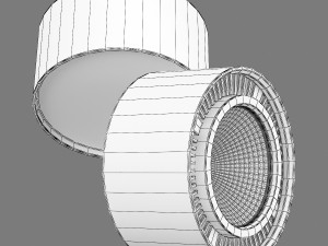 21383x forte muro lightstar consignment ceiling lamp Model 3D
