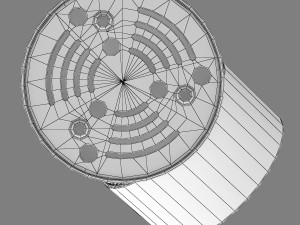 21383x forte muro lightstar consignment ceiling lamp Model 3D