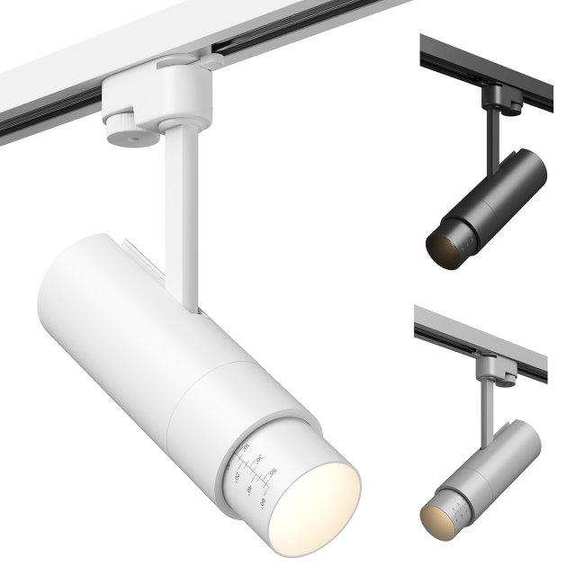 21523x fuoco lightstar led lamp for 1-phase track Modèle 3D .c4d .max .obj .3ds .fbx .stl .blend 