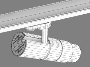 21523x fuoco lightstar led lamp for 1-phase track Modèle 3D