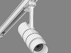 21543x fuoco lightstar led lamp for 3-phase track 3D Model