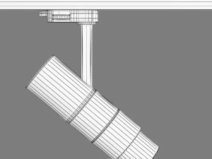 21543x fuoco lightstar led lamp for 3-phase track 3D Model