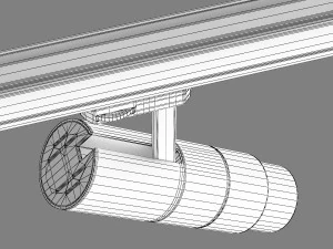 21543x fuoco lightstar led lamp for 3-phase track 3D Model