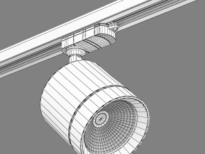 3012xx canno lightstar led lamp for 1-phase track Modelo 3D