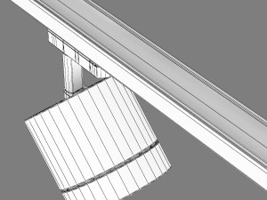 3012xx canno lightstar led lamp for 1-phase track Modelo 3D