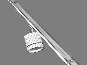 3012xx canno lightstar led lamp for 1-phase track 3D Model