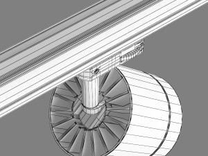 3015xx canno lightstar led lamp for 3-phase track Modelo 3D