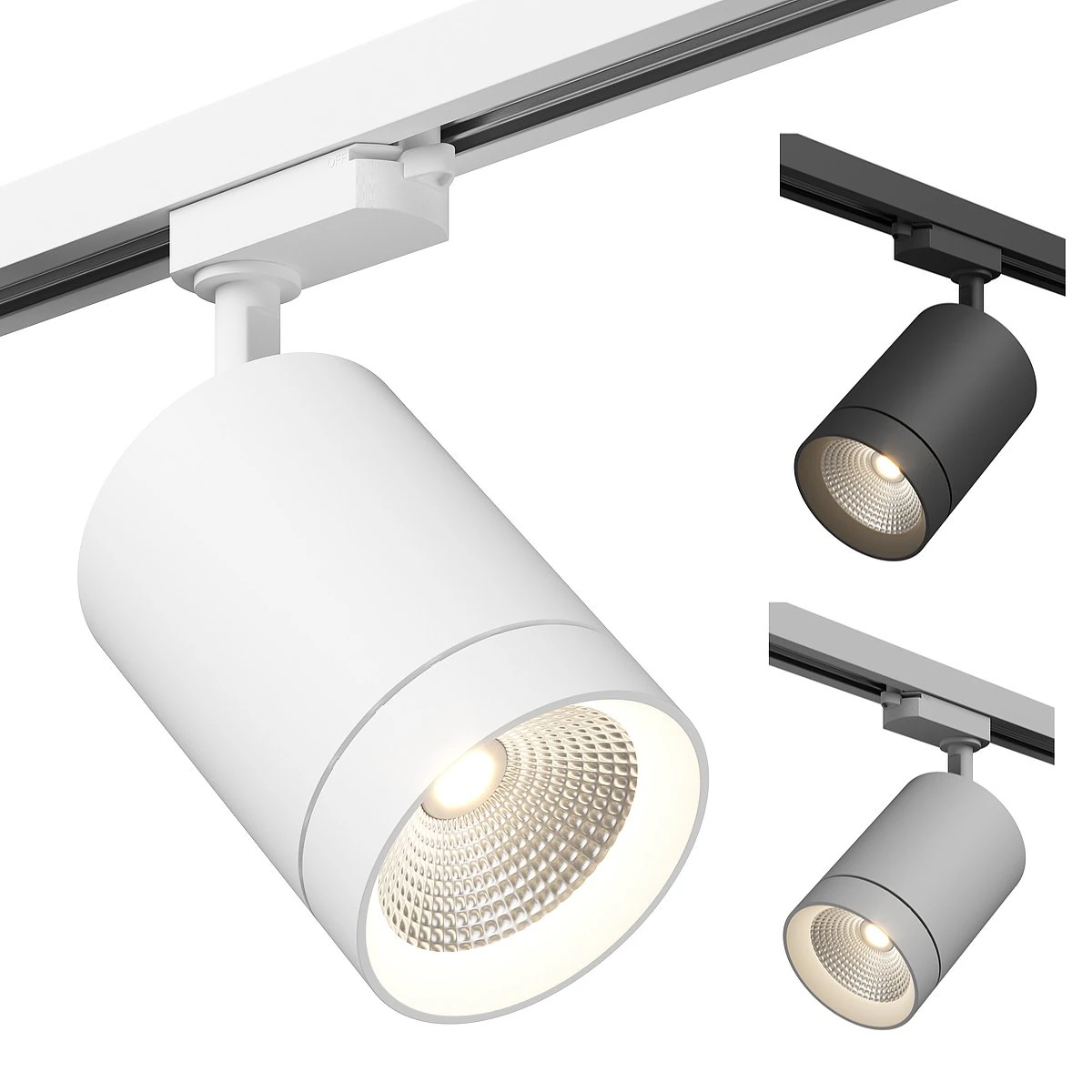 3032xx canno lightstar led lamp for 1-phase track 3D Model .c4d .max .obj .3ds .fbx .stl .blend 