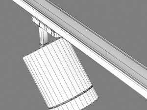 3032xx canno lightstar led lamp for 1-phase track Modelo 3D