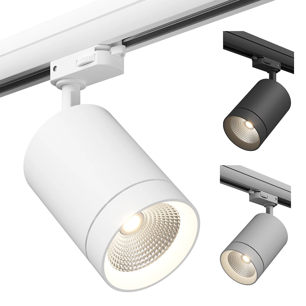 3035xx canno lightstar led lamp for 1-phase track 3D Model .c4d .max .obj .3ds .fbx .stl .blend