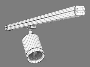 3035xx canno lightstar led lamp for 1-phase track 3D Model