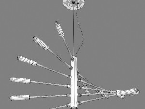 733127 ragno lightstar pendant chandelier 3D Модель