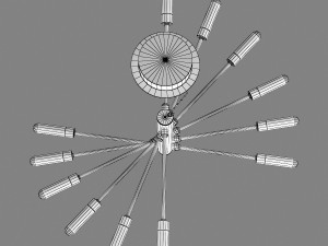 733127 ragno lightstar pendant chandelier 3D Модель