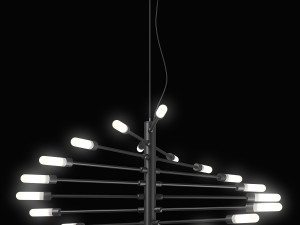 733187 ragno lightstar pendant chandelier Model 3D