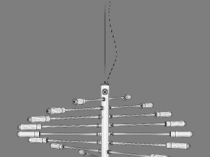 733187 ragno lightstar pendant chandelier Model 3D