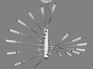 733187 ragno lightstar pendant chandelier Model 3D