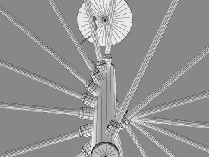 733187 ragno lightstar pendant chandelier Model 3D