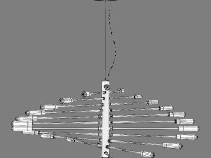 733247 ragno lightstar pendant chandelier Modelo 3D